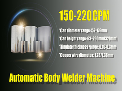 General Can Body Welder Machine pour la fabrication de boîtes de conserve