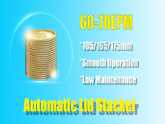 Le métal automatique peut faire la tension de l'empileur 380V 50Hz de couvercle de machine