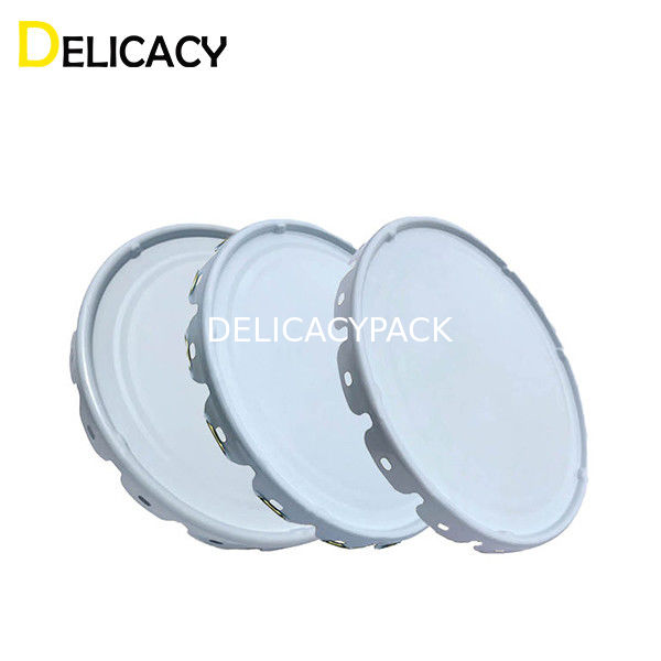 Couvercles de boîte en métal de fer de substrat de fer-blanc pour 10L autour de seau chimique industriel de peinture