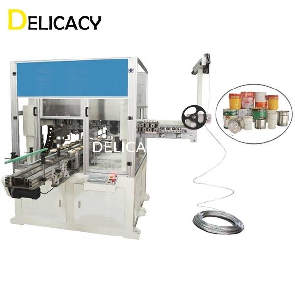 Fabricant en acier automatique Tin Barrel Wire Handle Machine d'emballage en métal pour Pail Can Making Line chimique