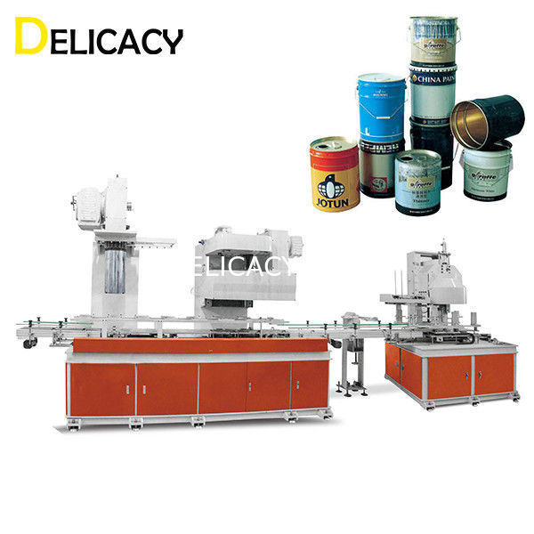Ligne de 25KW 30CPM Machine de fabrication de boîtes de conserve Production pour Pail Bodies