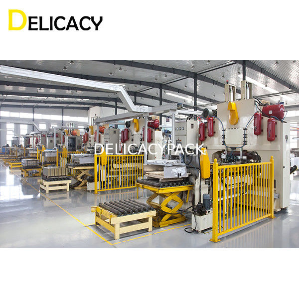 7 têtes H type presses d'alimentation en tôle pour ligne de fabrication de couvercles métalliques