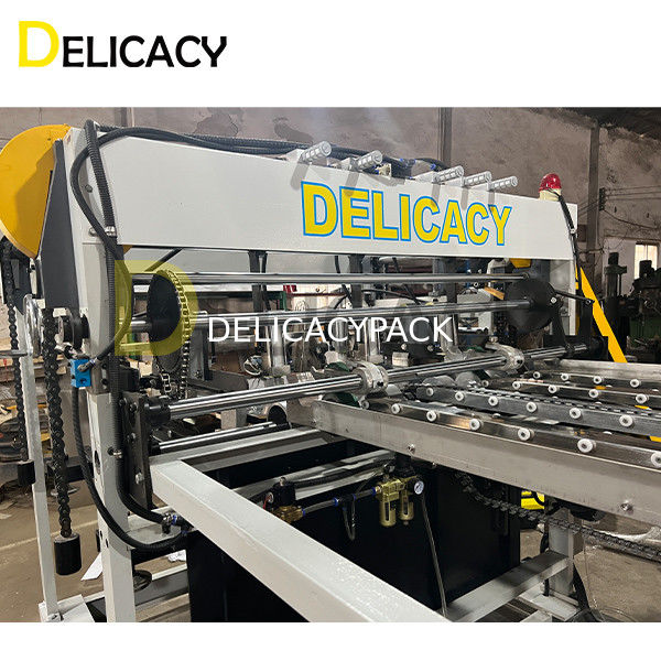 Machine automatique de découpe des plaques de fer longitudinales et transversales Duplex Machine automatique de découpe des bandes pour la fabrication de boîtes