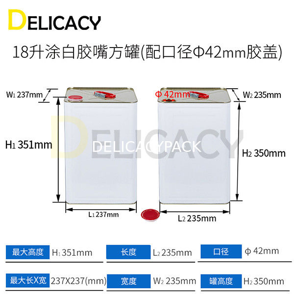 Ligne de production entièrement automatique en 3 phases pour les contenants en fer en étain de 18L