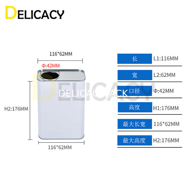 2.2KW 1L Square Machine de couture de boîtes d'étain couleur personnalisée