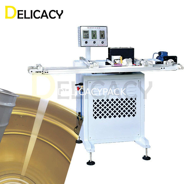 50 m/min Ligne de production entièrement automatique pour machines de revêtement à couture de boîtes en fer