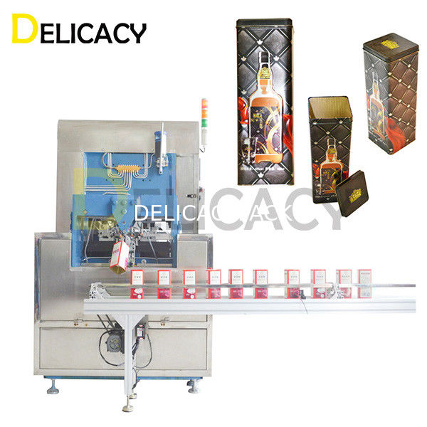 Machine de couture de fermeture de canette pour emballage de whisky boîte en ferreau rectangulaire boîte en ferreau de vin boîte en ferreau d'orge