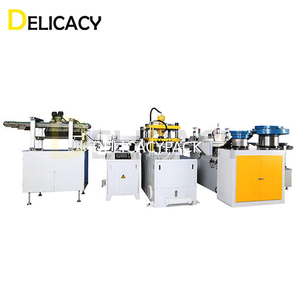 Améliorer l'efficacité de la production avec le soudeur à point de manœuvre entièrement automatique de type C pour les plateaux de canettes rectangulaires de 4L