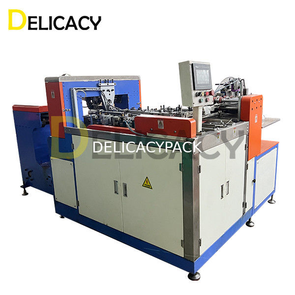 Machine de fabrication automatique de boîtes d'étain à verrouillage avec système d'alimentation à bande: Fabrication efficace de boîtes d'étain cadeau sans défaut