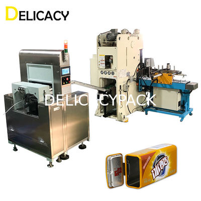 Système de alimentation de verrouillage automatique de bande de Machine de fabrication de boîtes de conserve With